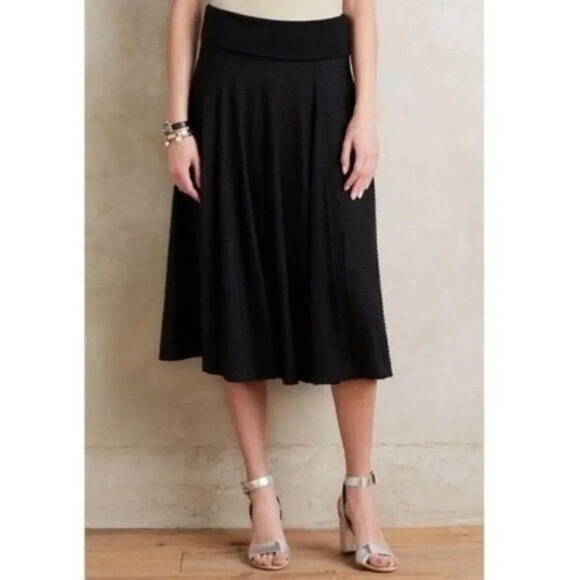 Anthropologie Maeve Berkeley Dot Midi Skirt XS - Picture 1 of 5
